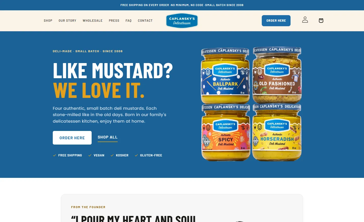 Caplansky's rebuilt homepage