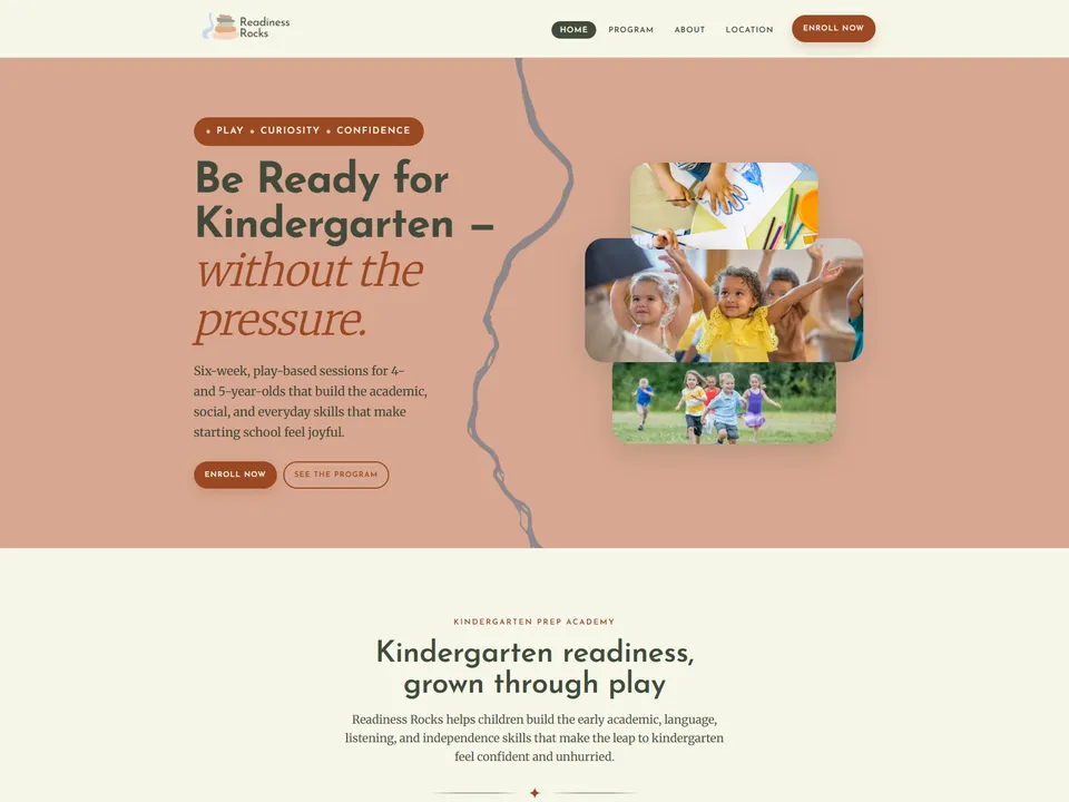 Readiness Rocks homepage